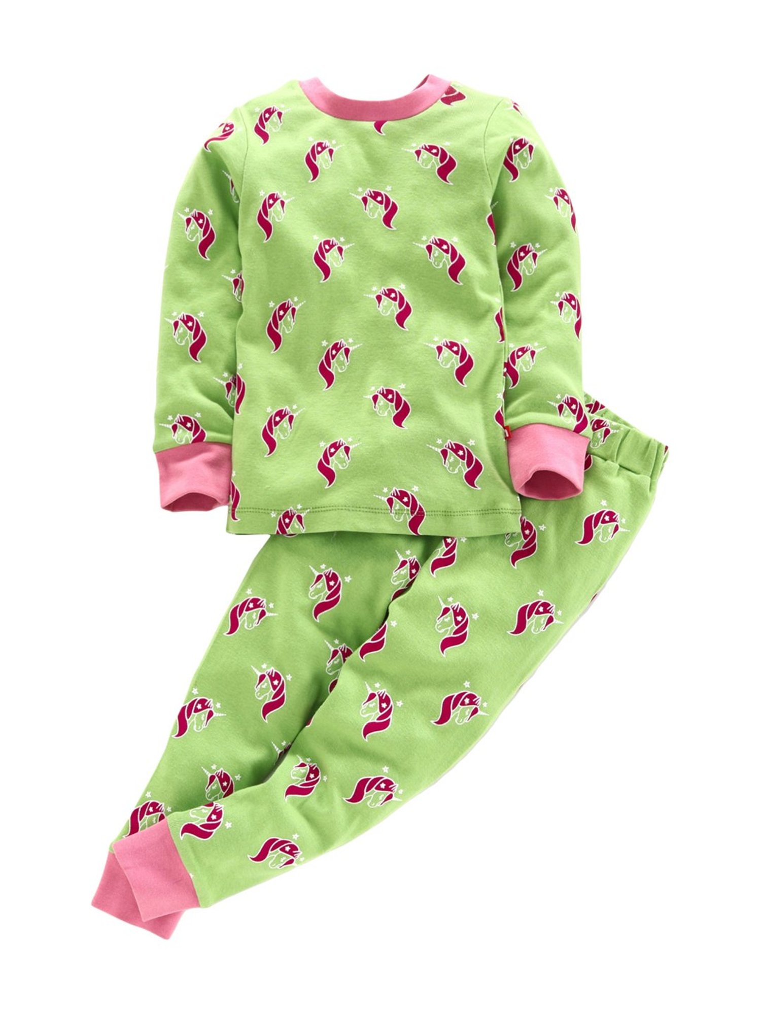 Nino Bambino Kids Green Organic Cotton Printed Top & Pyjama