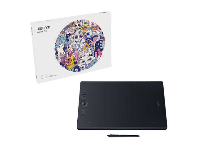 Wacom Intuos Pro Digital Graphic Drawing Tablet for Mac or PC, Medium (PTH660)