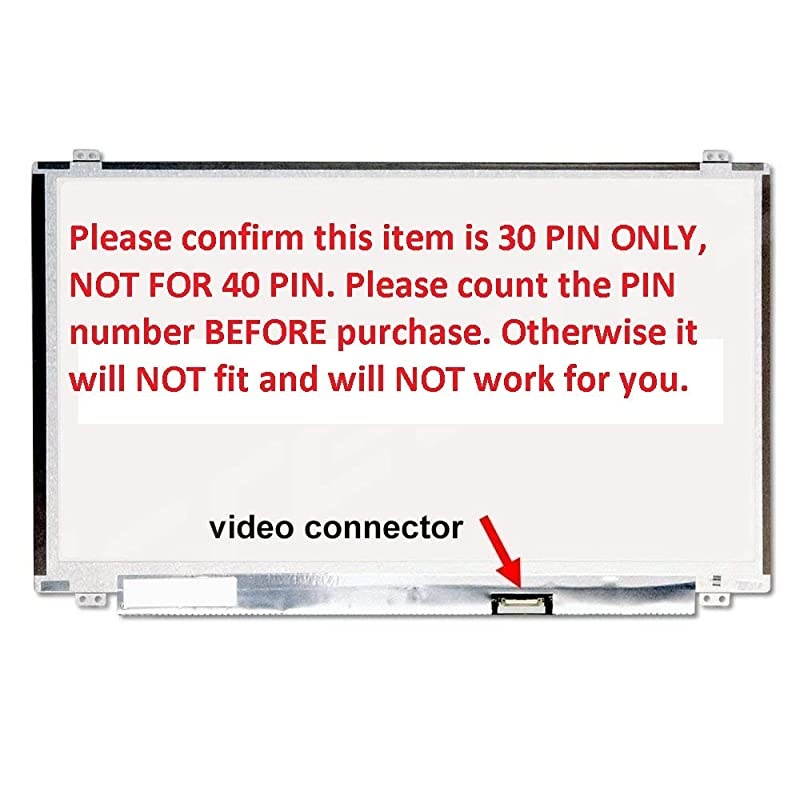 6HTP8 for Dell Inspiron 155000 P51F New Replacement LCD Screen for Laptop LED HD Glossy