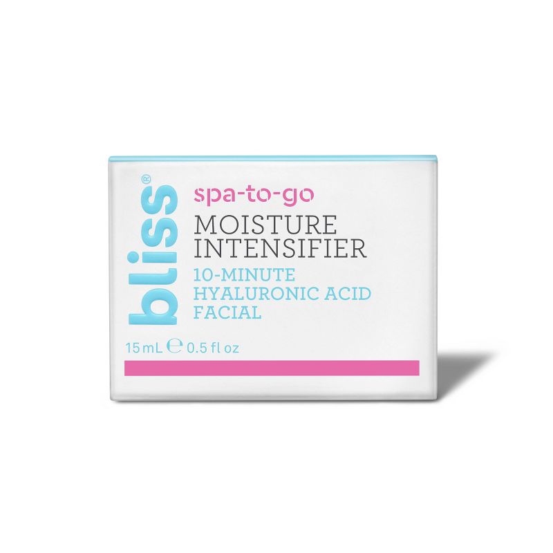 bliss Moisture Intensifier Hyaluronic Acid Facial - 0.5 fl oz