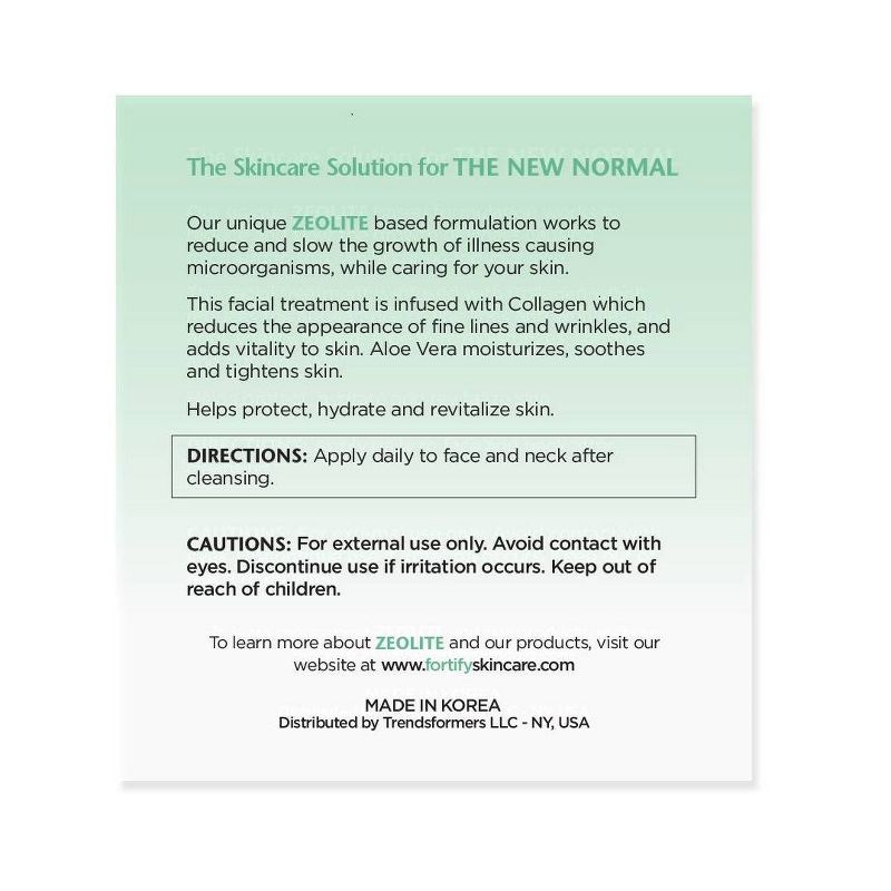 Fortify+ Natural Bacteria-Fighting Skincare Nourishing and Hydrating Facial Moisturizer - 1.7 fl oz