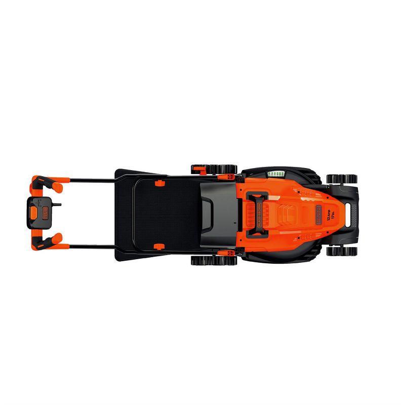Black & Decker BEMW482BHR 120V 12 Amp Brushed 17 in. Corded Electric Lawn Mower with Comfort Grip Handle