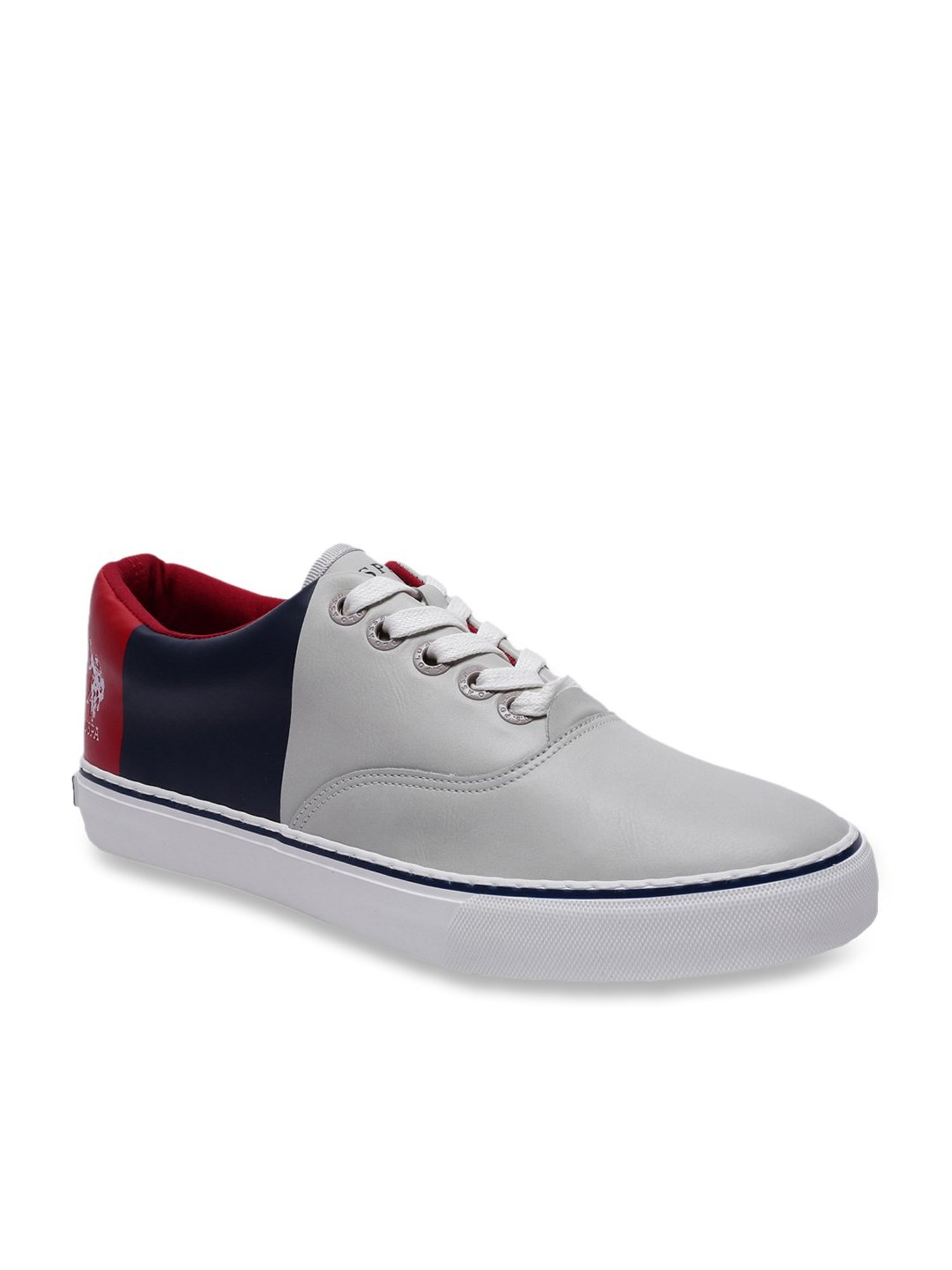 U.S. Polo Assn. Men's Sander Grey Casual Sneakers