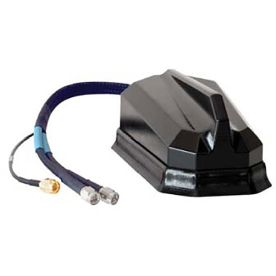 Airgain AntennaPlus AP-Double Cell/LTE & GPS Antenna - Thread Mount - Black - AP-CCG-Q-BL