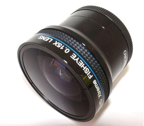 Pro HD 0.15x X-treme Fisheye Lens for Panasonic HC-WXF991 HC-VX981