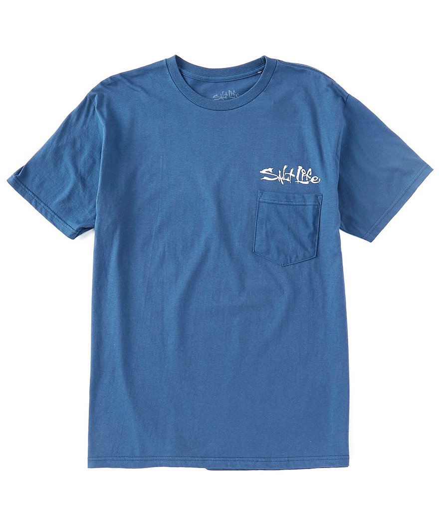 Salt Life Short-Sleve Amerishield Graphic T-Shirt