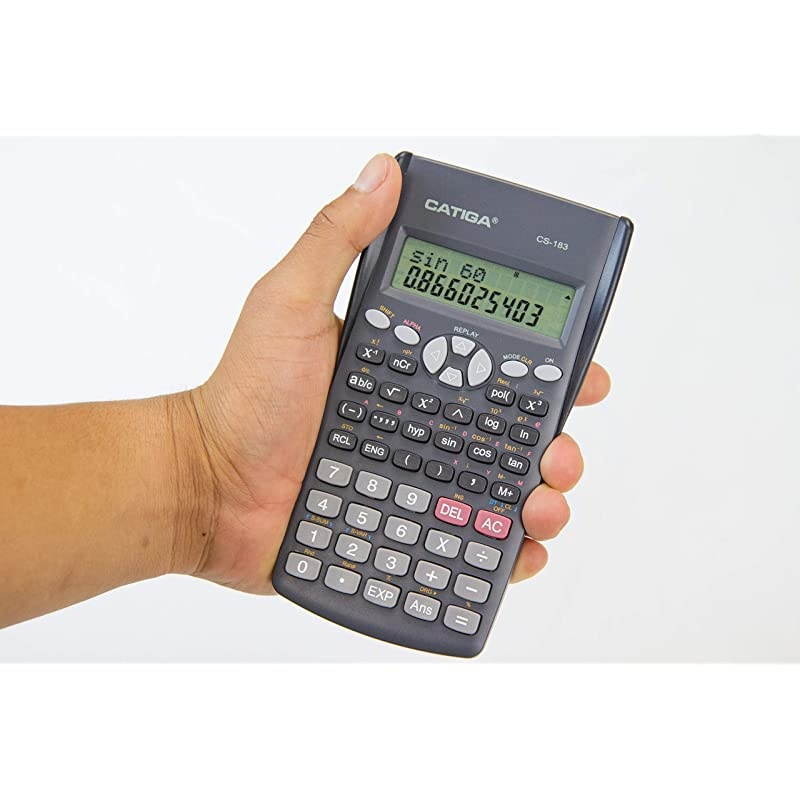 CS-183 2-Line LCD Display Scientific Calculator - Suitable for School and Business