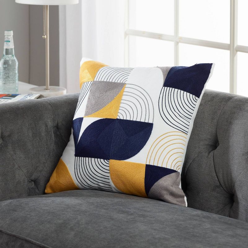 18"x18" Ensley Square Throw Pillow - Sure Fit