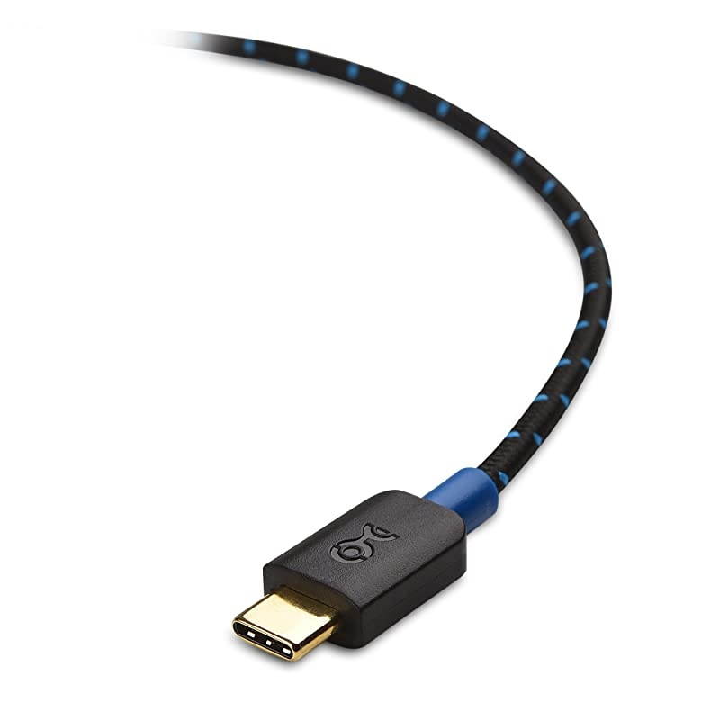 USB C to Micro USB Micro USB to USBC with Braided Jacket 66 Feet in Black
