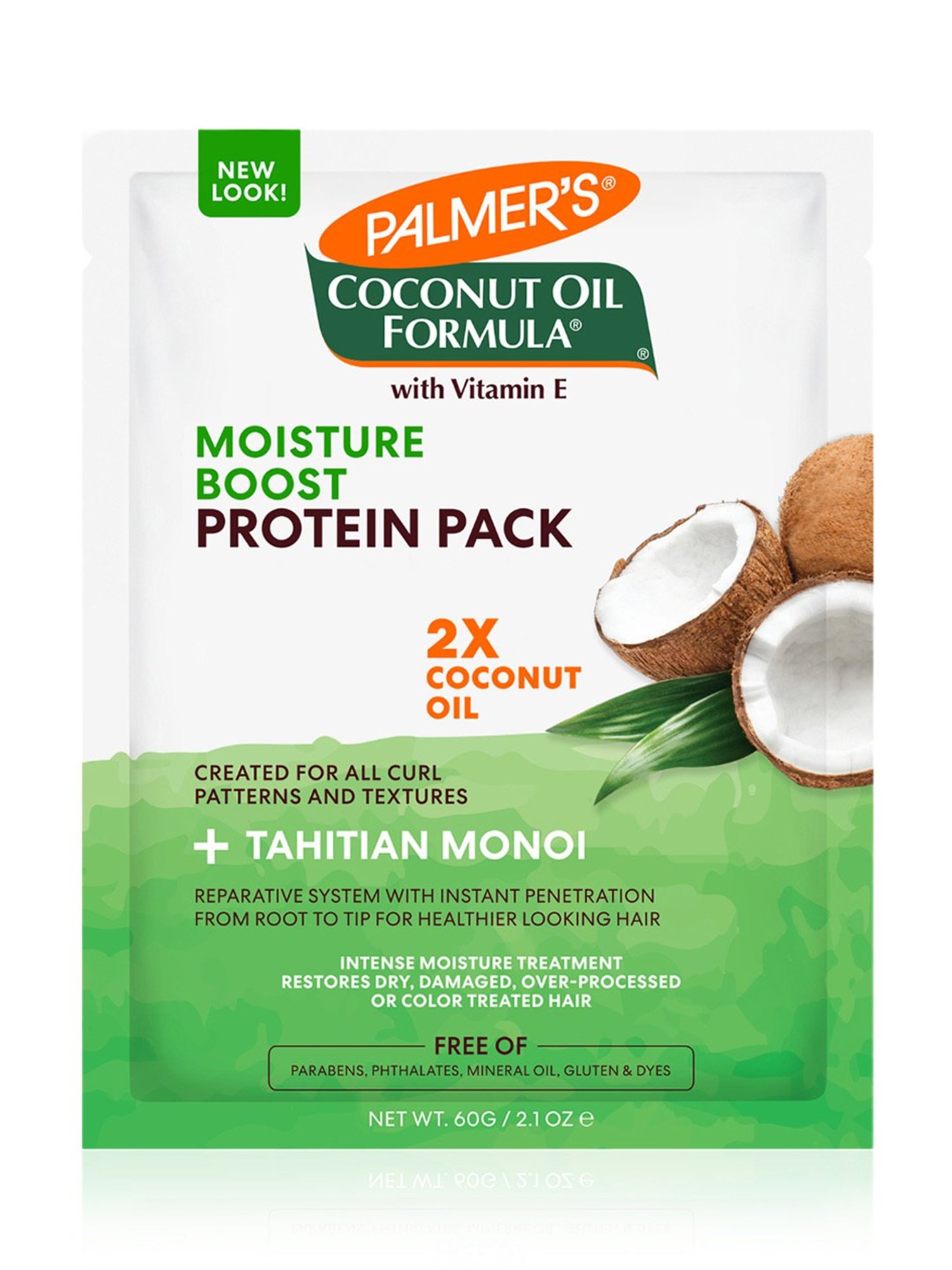 Palmer's Coconut Oil Formula with Vitamin E Moisture Boost Protein Pack - 60 gm