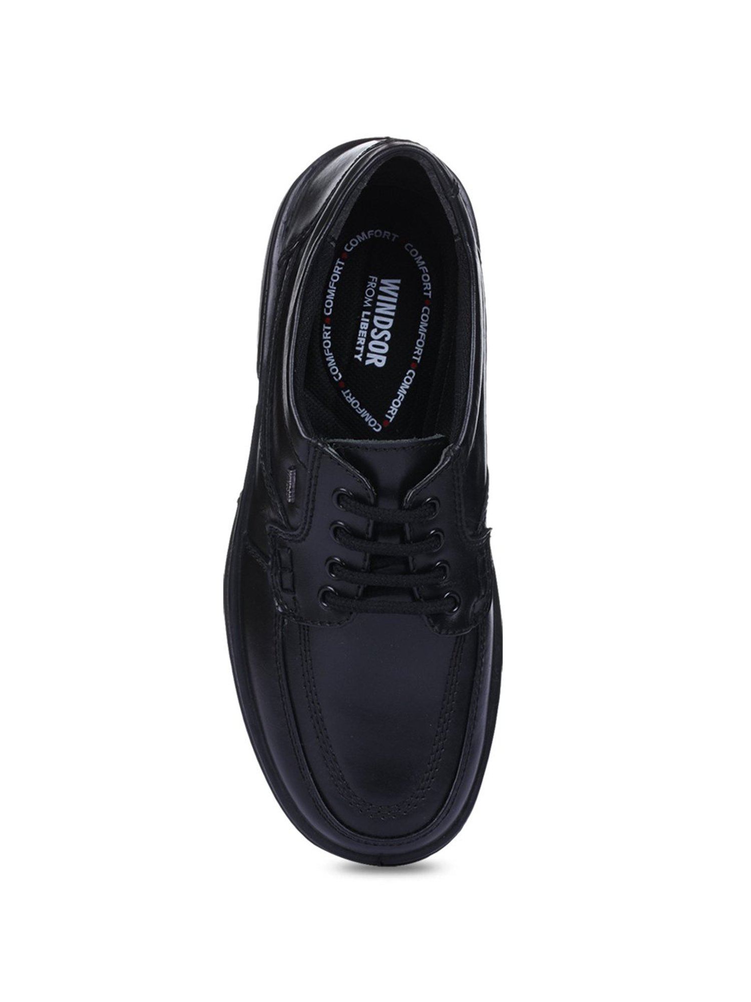 Windsor by Liberty Men's Black Derby Shoes