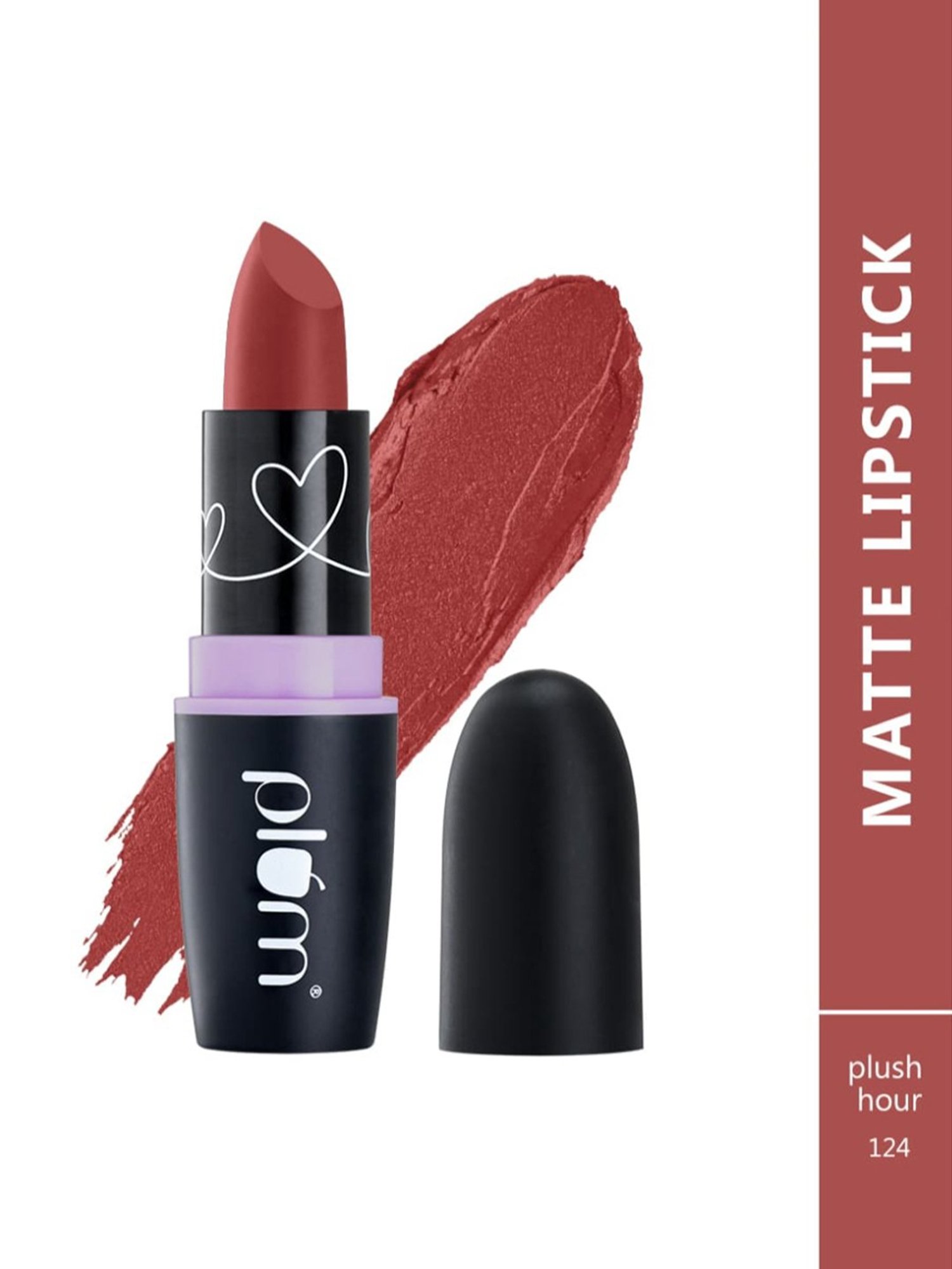 Plum Matterrific Lipstick Plush Hour 124 - 4.2 gm