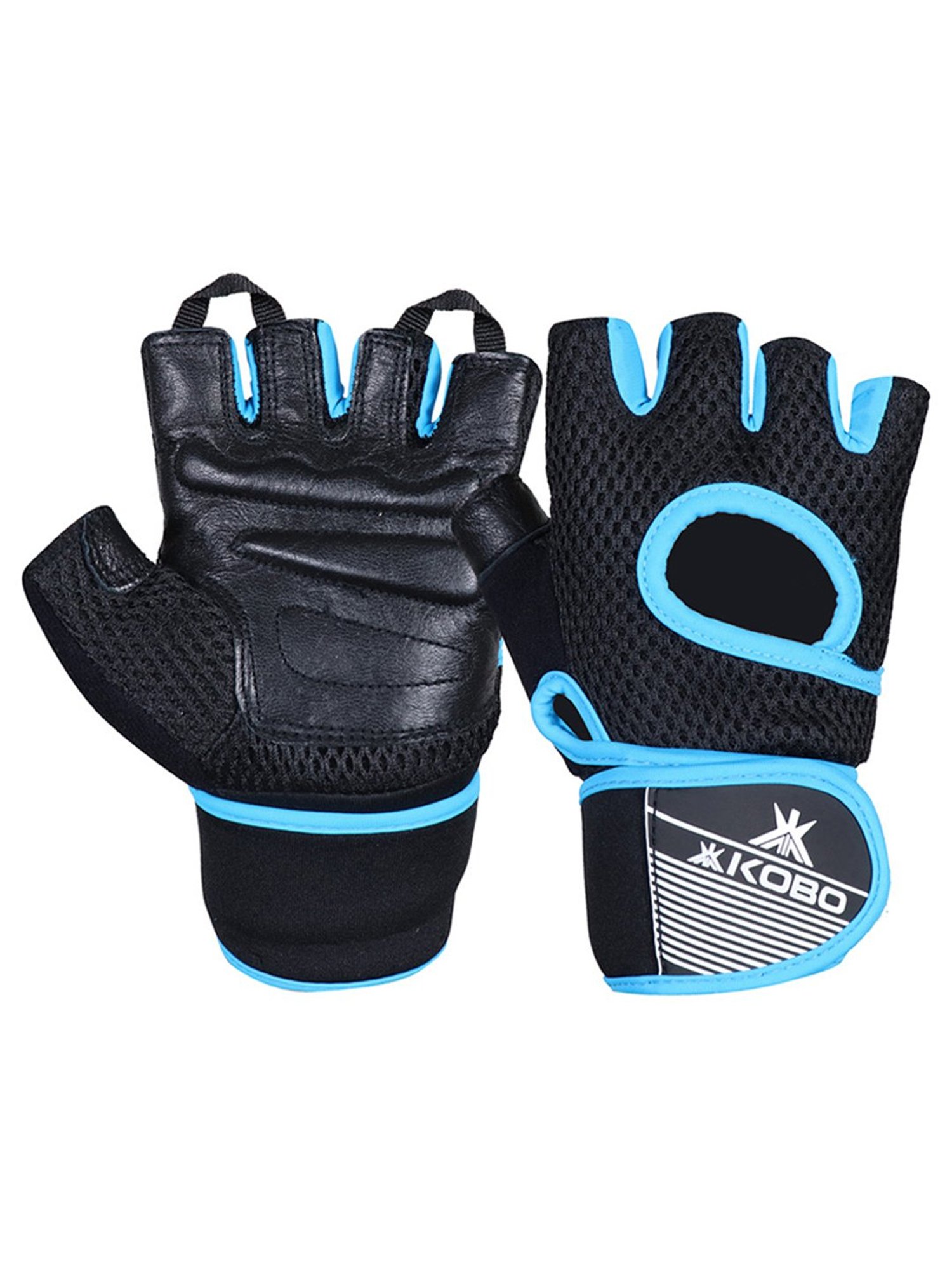 Kobo Weight Lifting Gym Gloves (Black) Size - L