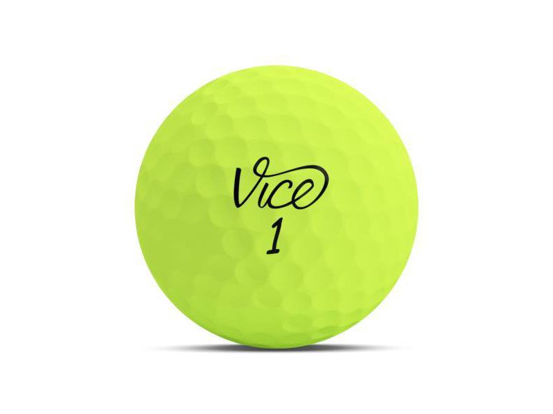 Vice Pro Soft Golf Balls - Neon Yellow