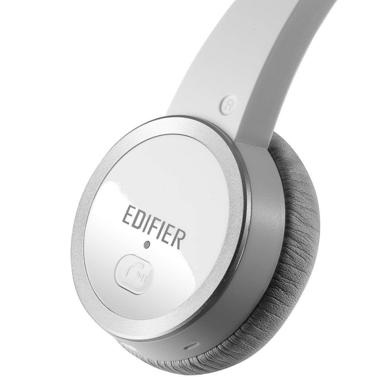 Edifier W570BT Bluetooth On-Ear Headphones - Lightweight Wireless Headset - White