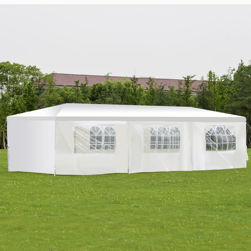 Costway 10'x30'Heavy duty Gazebo Canopy Outdoor Party Wedding Tent
