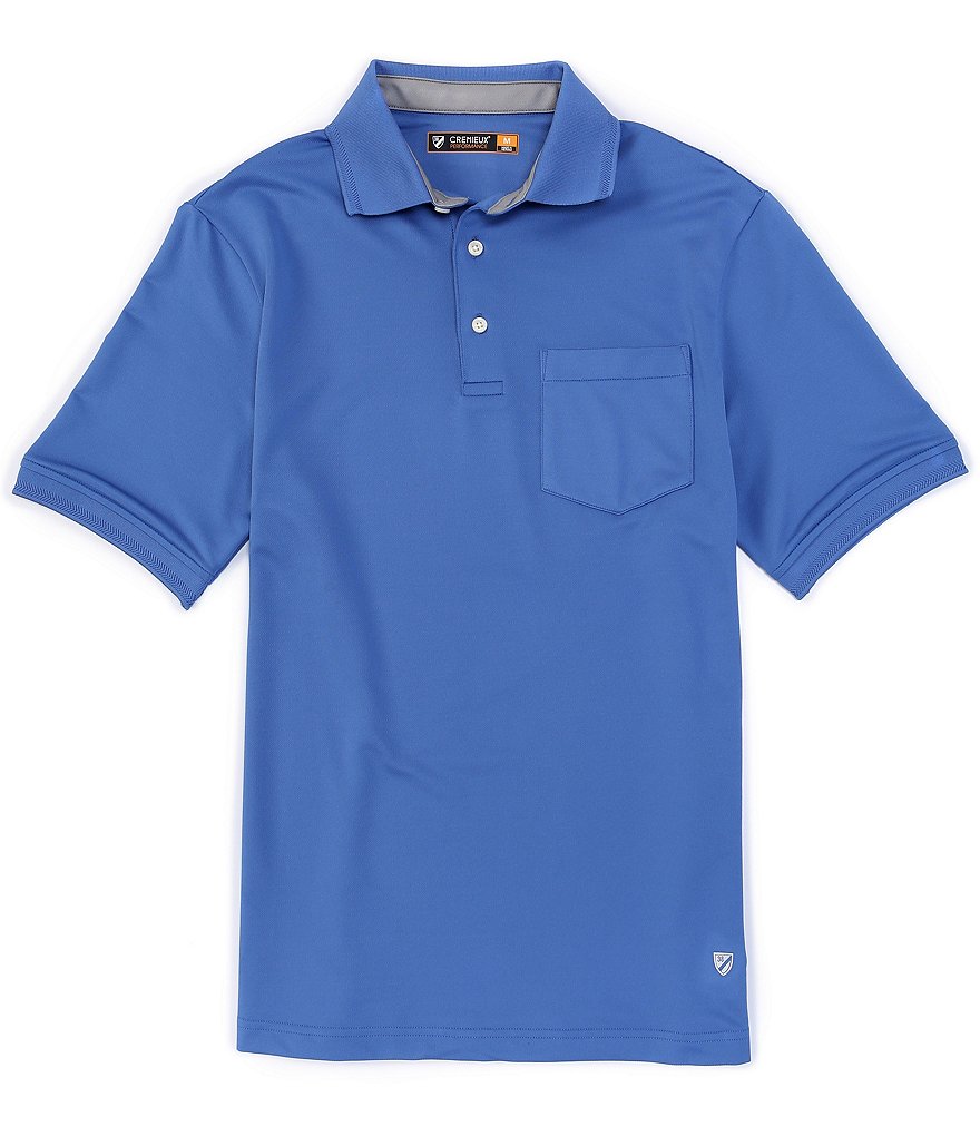 Cremieux Performance Stretch Short-Sleeve Polo Shirt