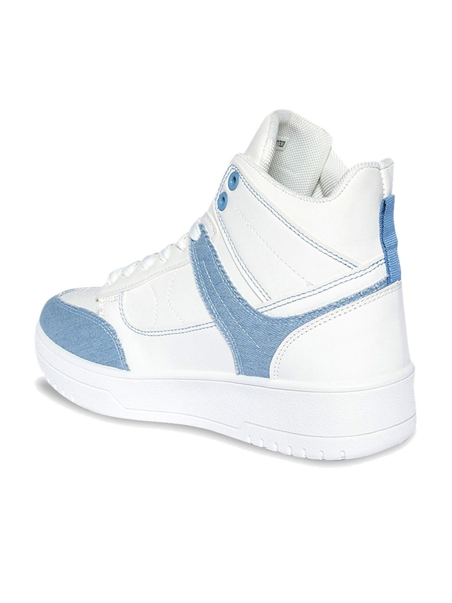 Forever Glam by Pantaloons Women's Blue Ankle High Sneakers