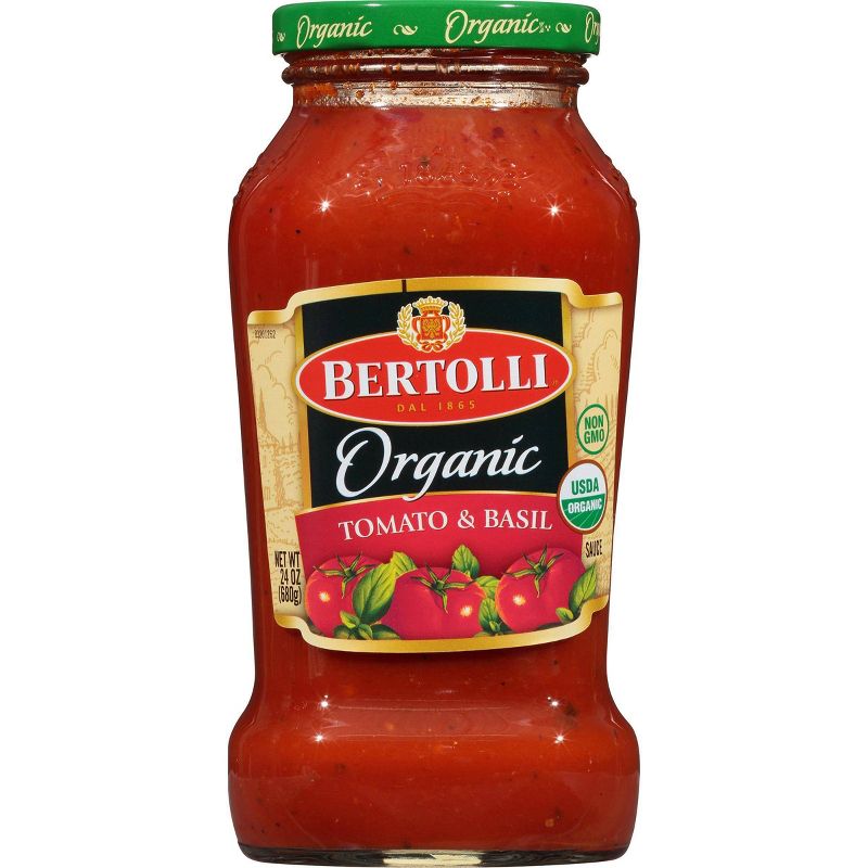 Bertolli Organic Tomato & Basil Pasta Sauce - 24oz