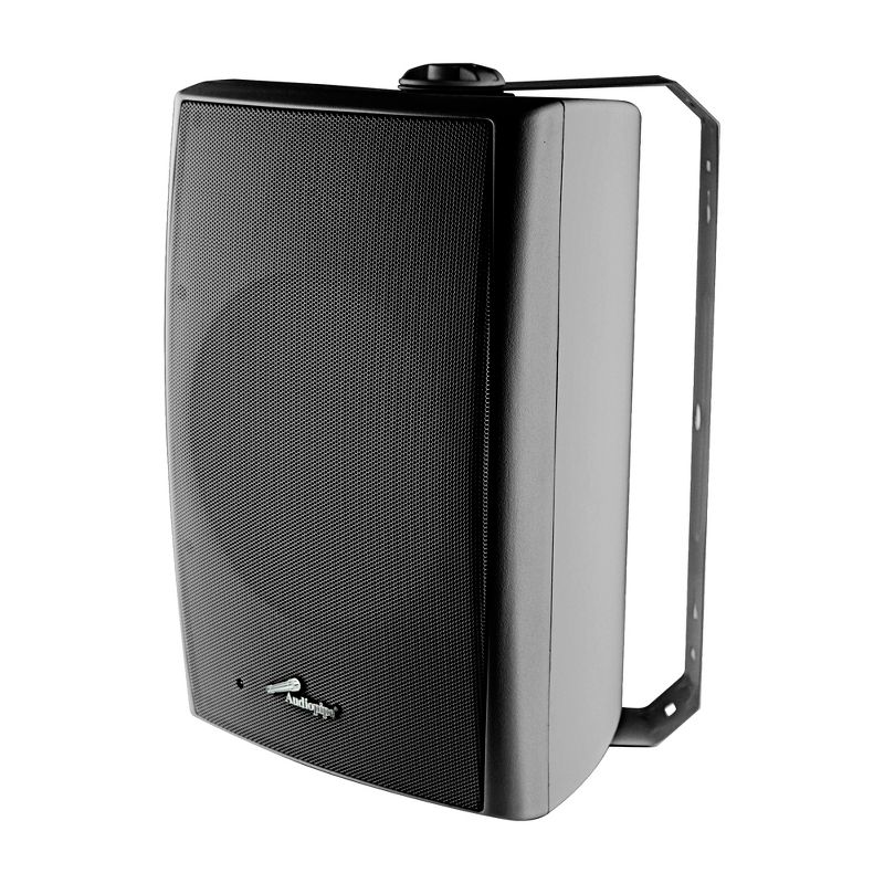 Audiopipe ODP-800BK UV Water Resistant 8 Inch 160 Watt MAX Loudspeaker with Wall Mounting Bracket for Indoor Outdoor Speaker Audio Music, Black