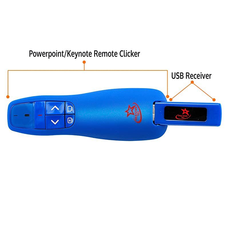 Wireless Powerpoint and Keynote Presentation Remote Clicker PR819