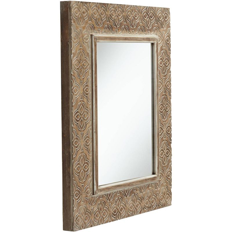 Noble Park Georgina Wood 29 1/2" x 34 1/2" Rectangular Wall Mirror