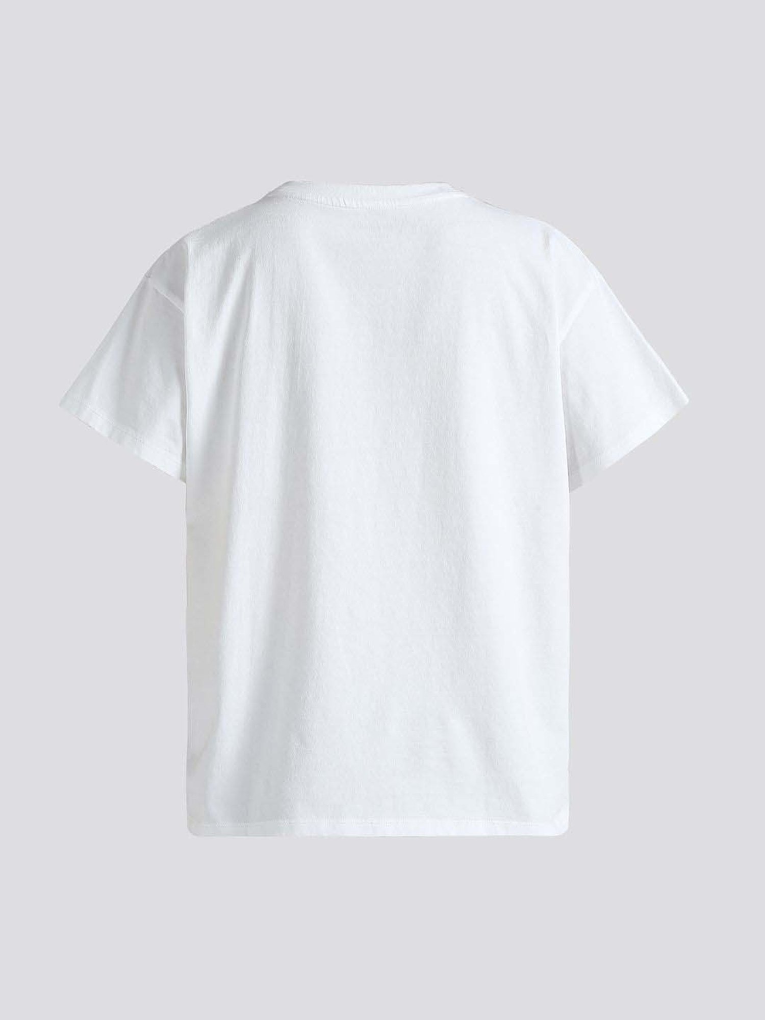Pepe Jeans White Cotton Printed T-Shirt