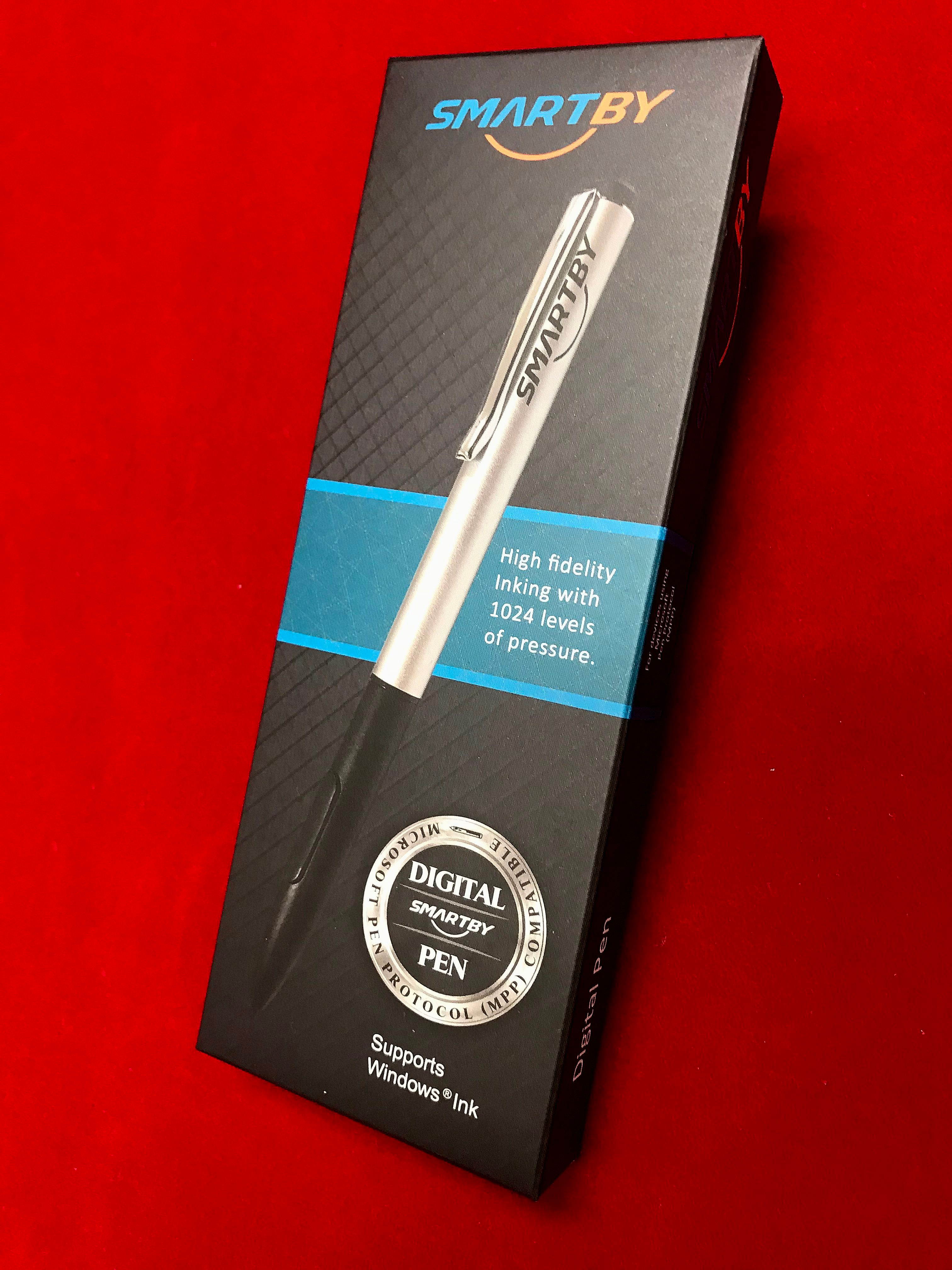 Surface New Active Digital Pen with 1024 Levels of Pressure Sensitivity for Microsoft Surface Pro(2017), Surface Laptop, Surface Pro 4, Surface Pro 3, Surface Book and Surface Studio (Black Silver)