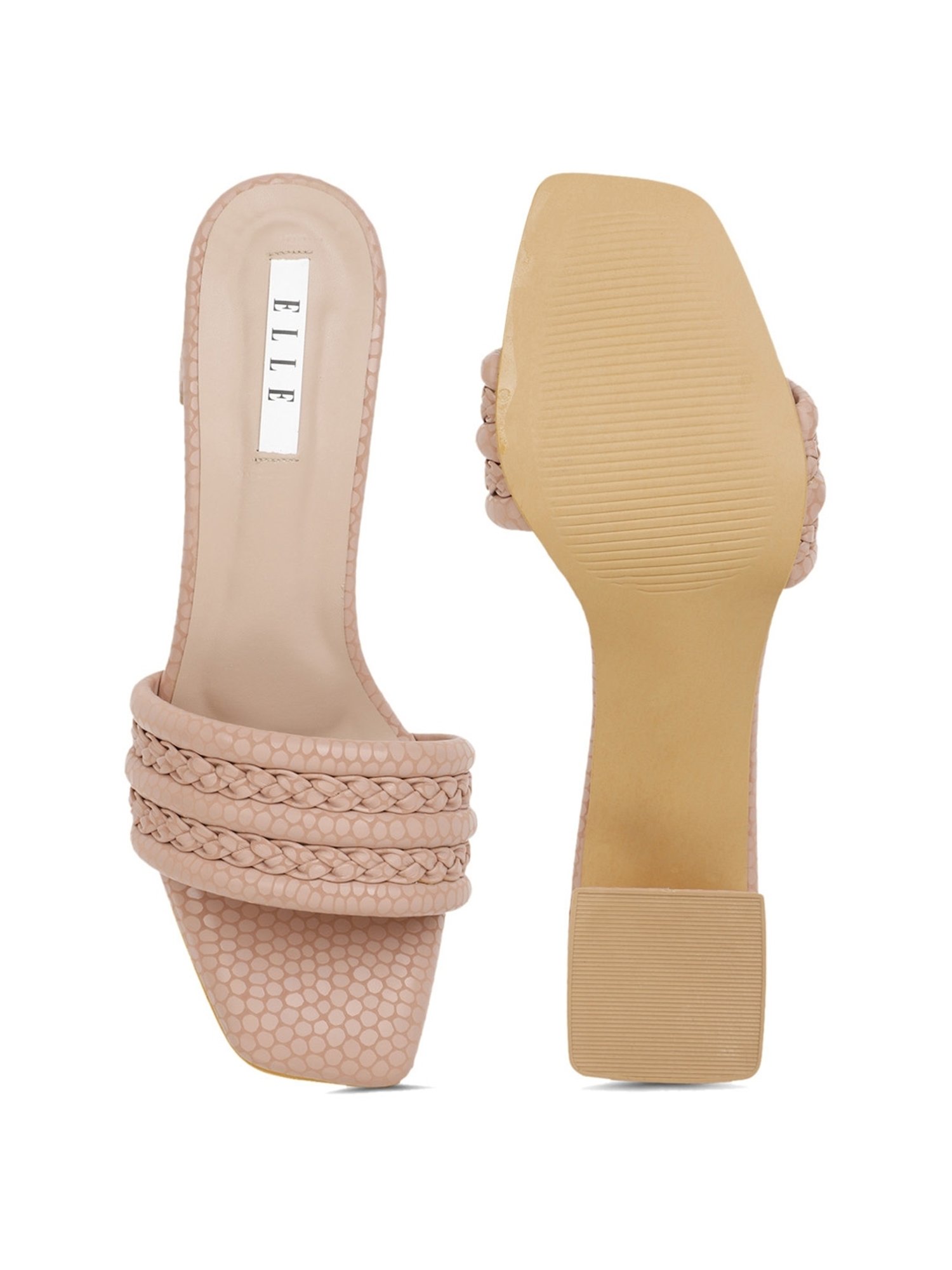 Elle Women's Peach Casual Sandals