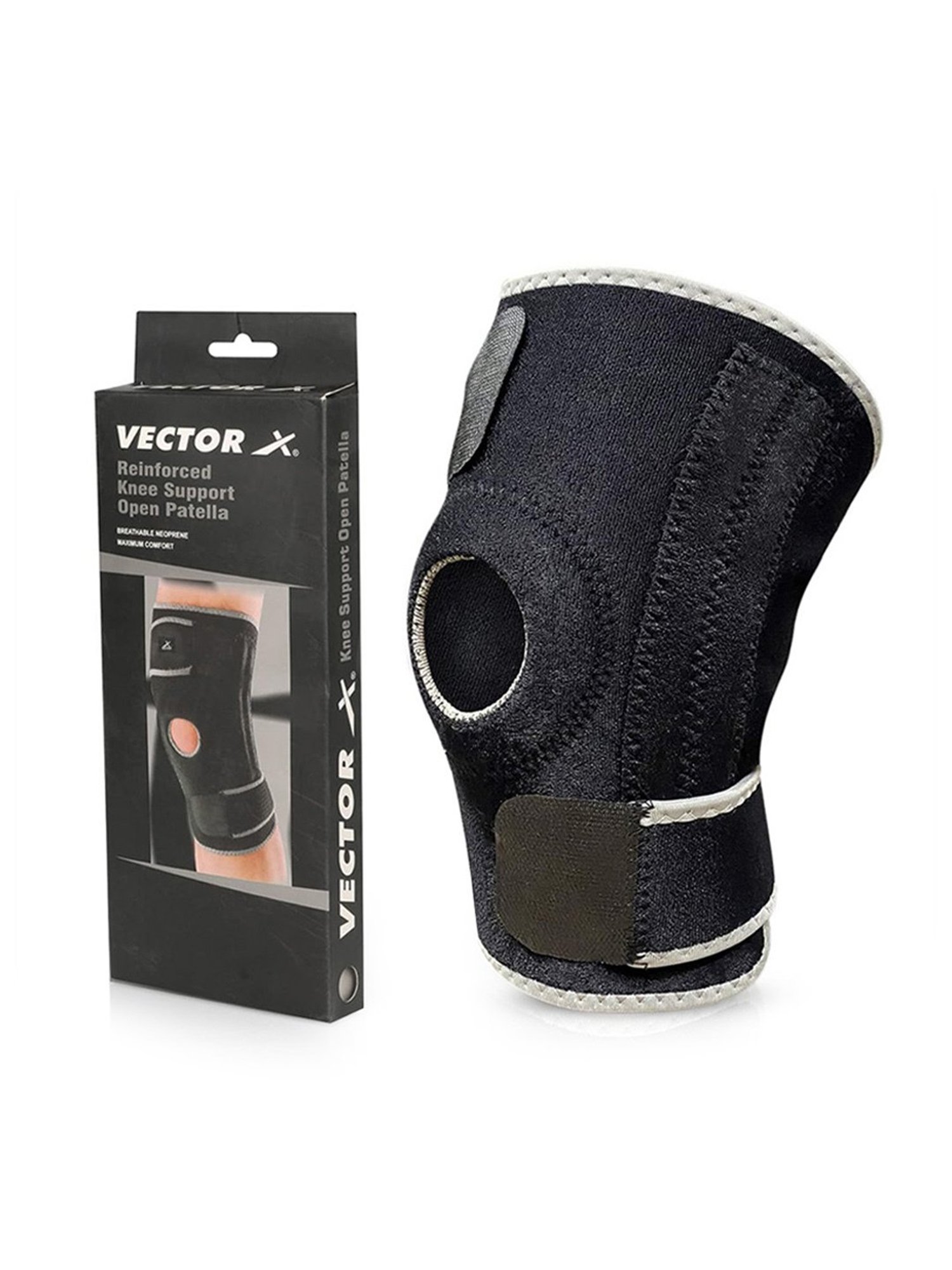 Vector X Black Knee Support