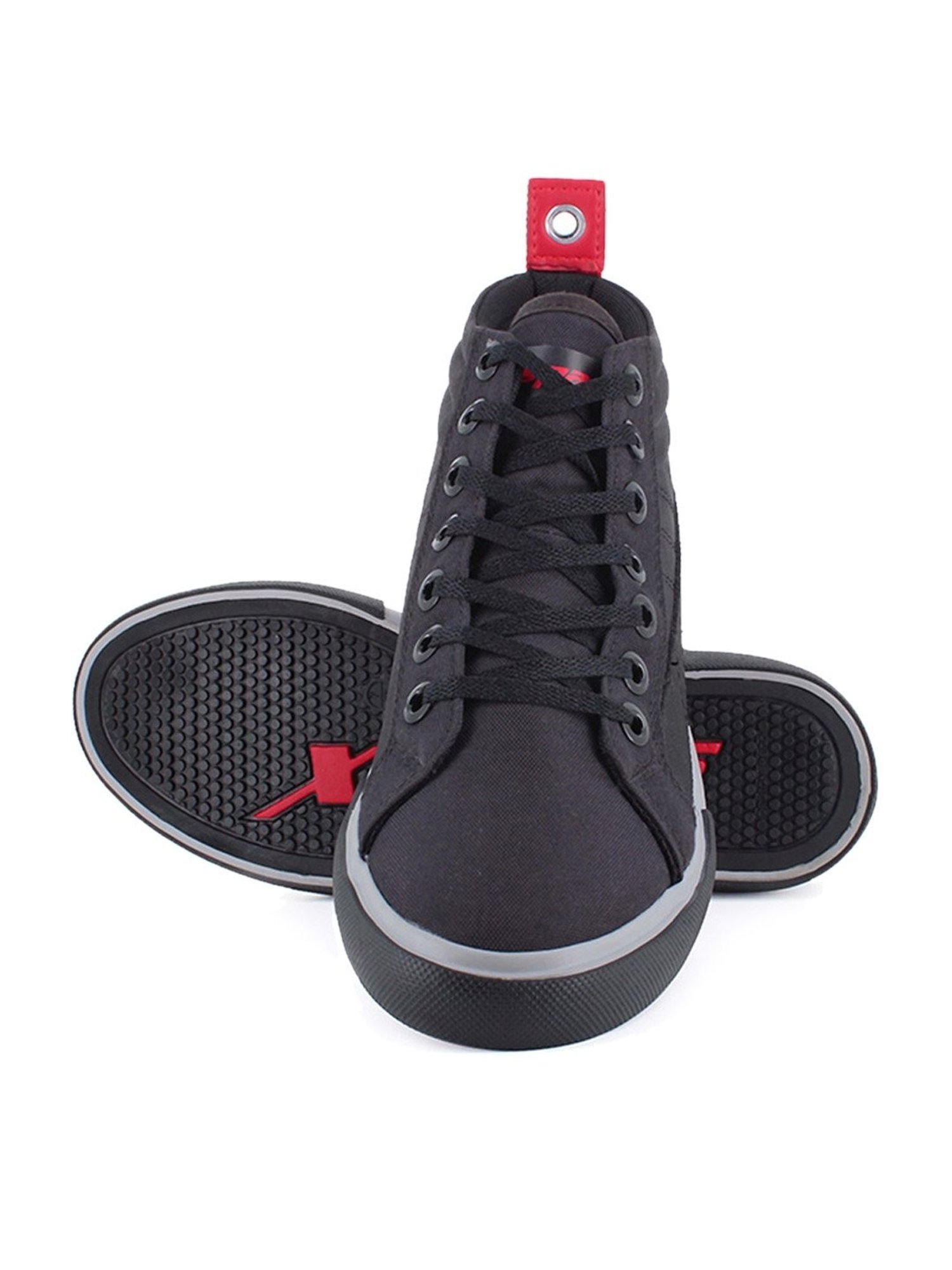 Sparx Men's Black Ankle High Sneakers