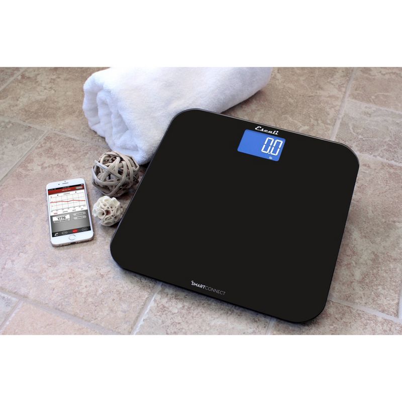 Smart Connect Bathroom Scale Black - Escali