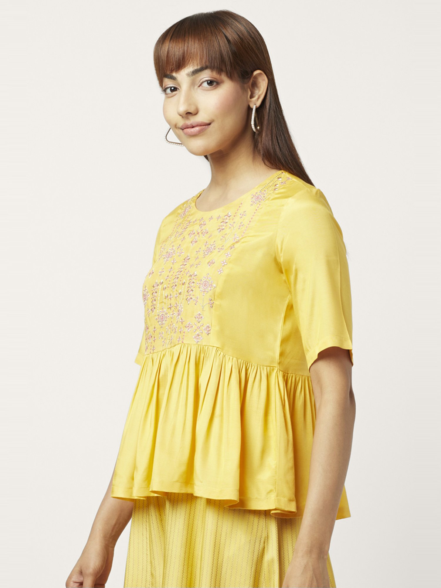 Fame Forever by Lifestyle White Cotton Printed T-Shirt