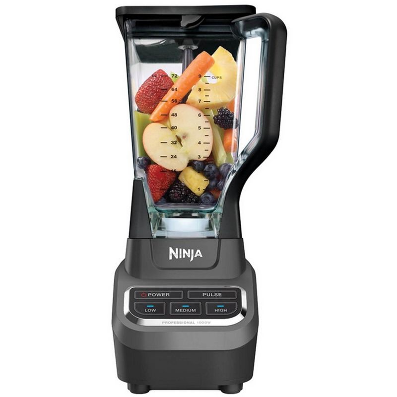 Ninja 100 Recipe Book & Professional Work Top Blender (Certified Refurbished)