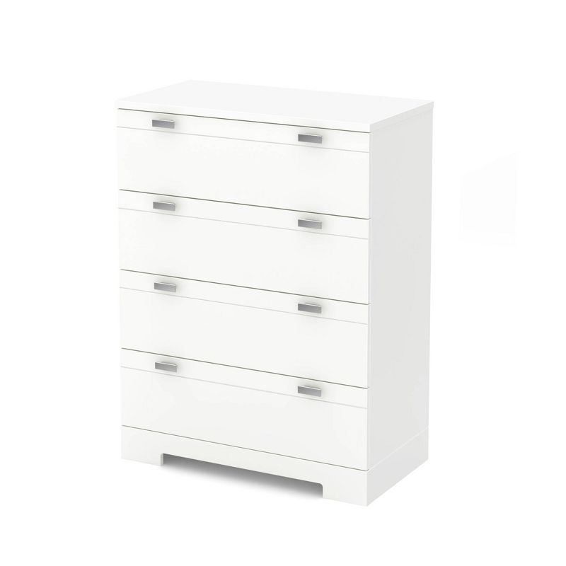 Reevo 4-Drawer Chest  Pure White  - South Shore