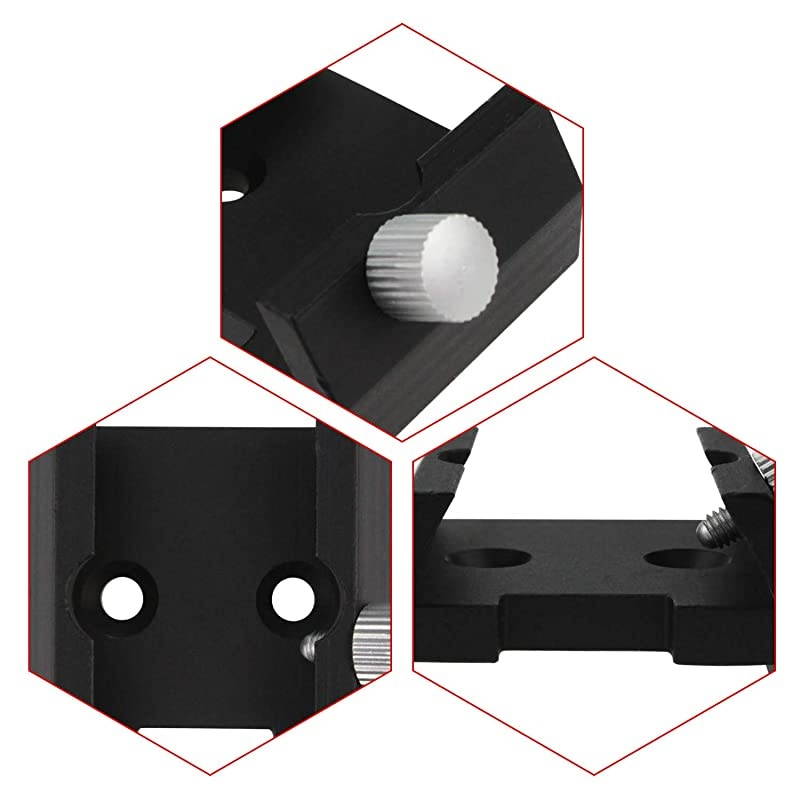 Dovetail Mounting Base With 2 Holes for M4 Screws