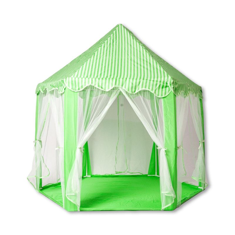 Ningbo Zhongrui Import And Export Co Green Hexagon Fantasy Castle Play Tent | 53 x 47 x 55 Inches