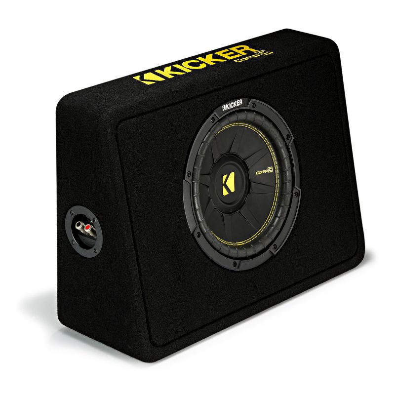 Kicker 44TCWC102 10" CompC 300-Watt 2-ohm Subwoofer in Thin-Profile Box