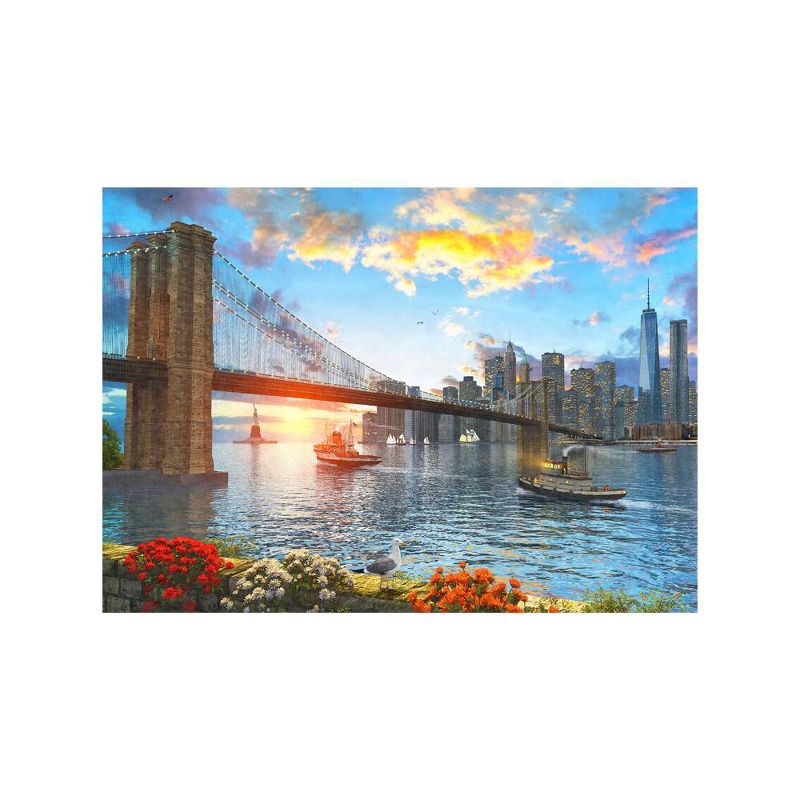 Wuundentoy Gold Edition: Brooklyn Bridge at Sunset Jigsaw Puzzle - 1500pc