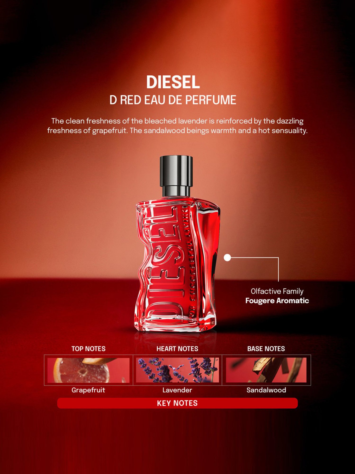 Diesel D Red Eau de Parfum - 50 ml
