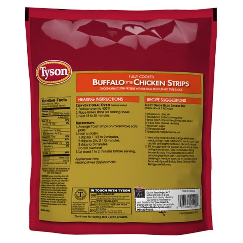 Tyson Buffalo Style Chicken Strips - Frozen - 25oz