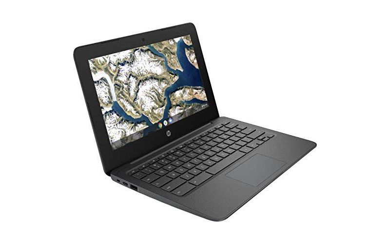 HP - 11.6" Chromebook - Intel Celeron - 4GB Memory - 32GB eMMC Flash Memory - Ash Gray