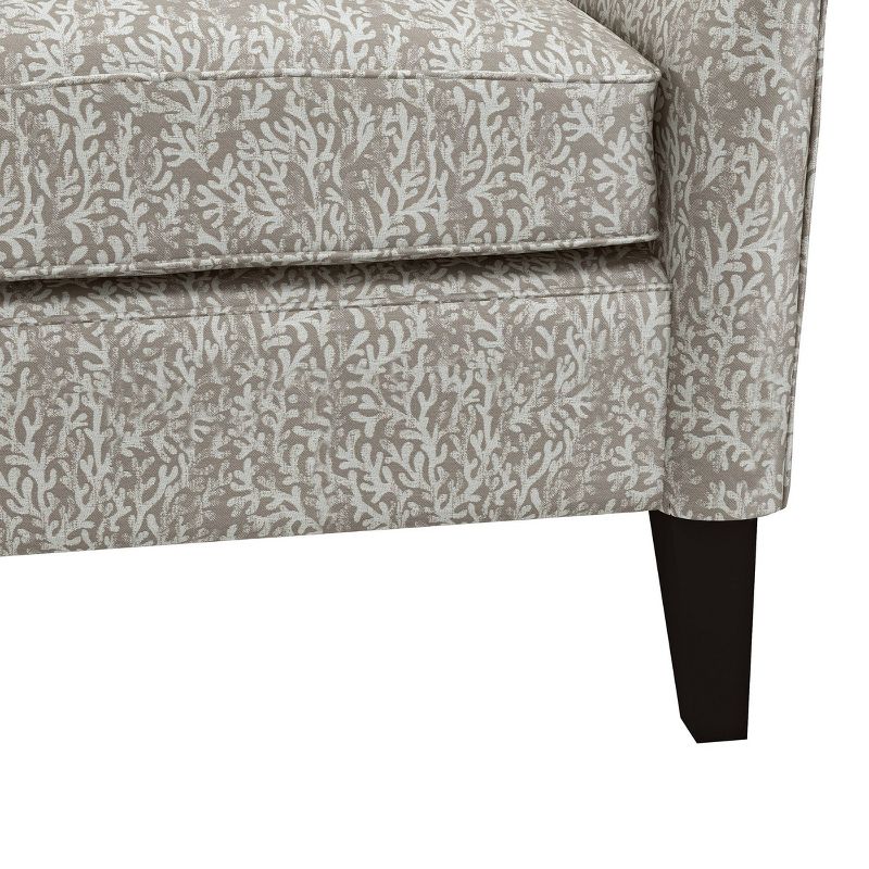 Willard Armchair Taupe/White Coral - Handy Living