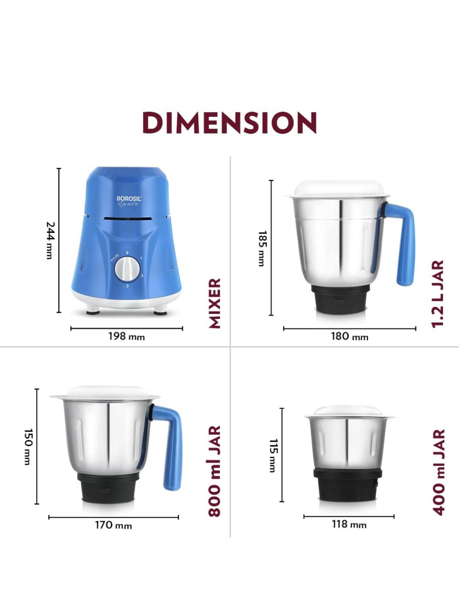 BLACK+DECKER BXCJ0101IN Citrus Juicer 30 Watt 1L (White)