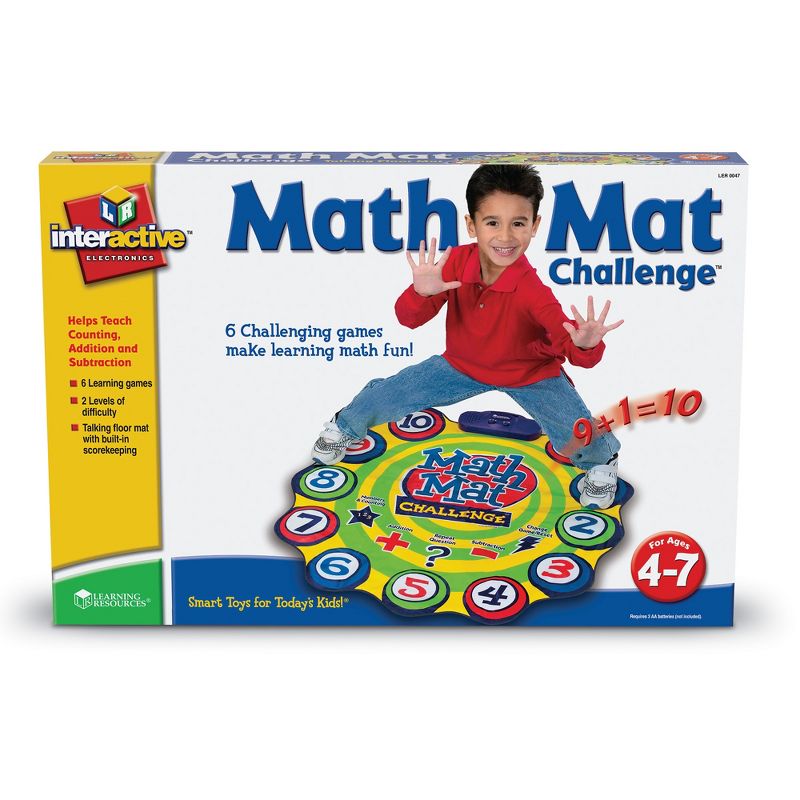 Learning Resources Math Mat Challenge Game, Early Math Skills, Ages 4+
