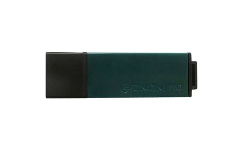 Centon 32 GB DataStick Pro2 USB 2.0 Flash Drive - 32 GB - USB 2.0 - Emerald Green - 5 Year Warranty