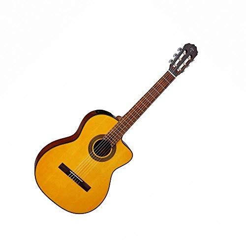 takamine 6 string solidbody electric guitar, right handed, natural gc1cenat