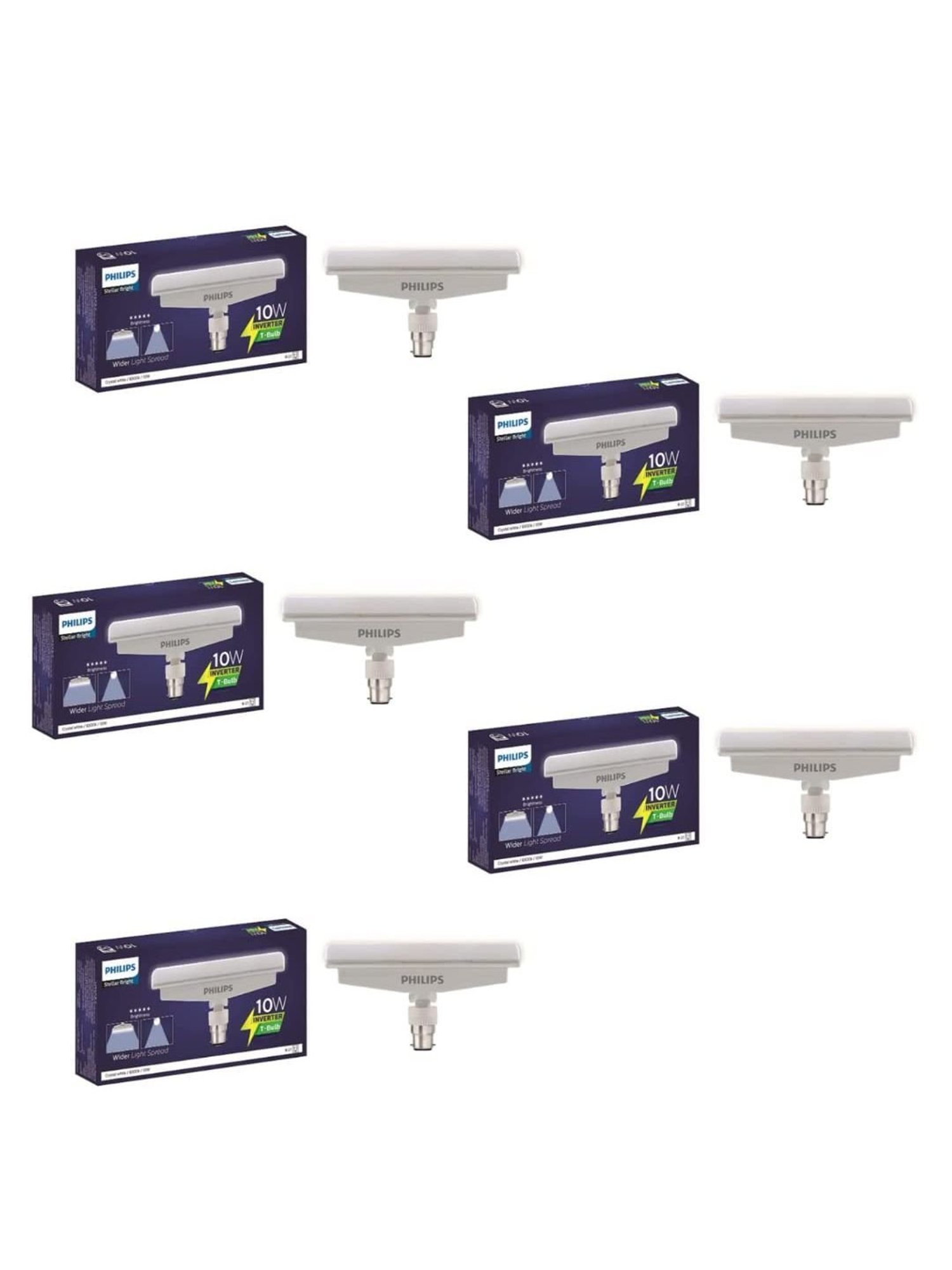 Eveready B22D 14W LED Bulb - Pack of 2 (3B65PB00014, White)