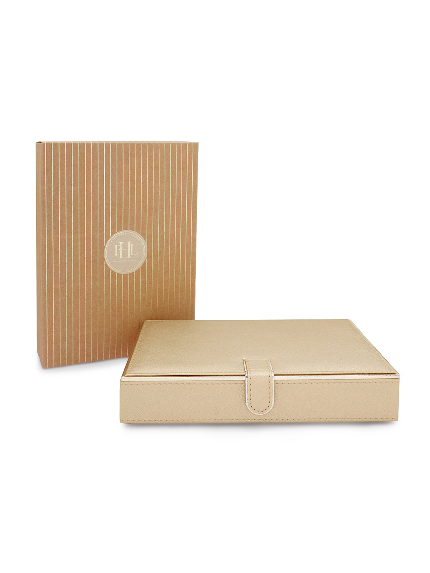 Pure Home and Living Gold MDF Solid Jewellery Organiser