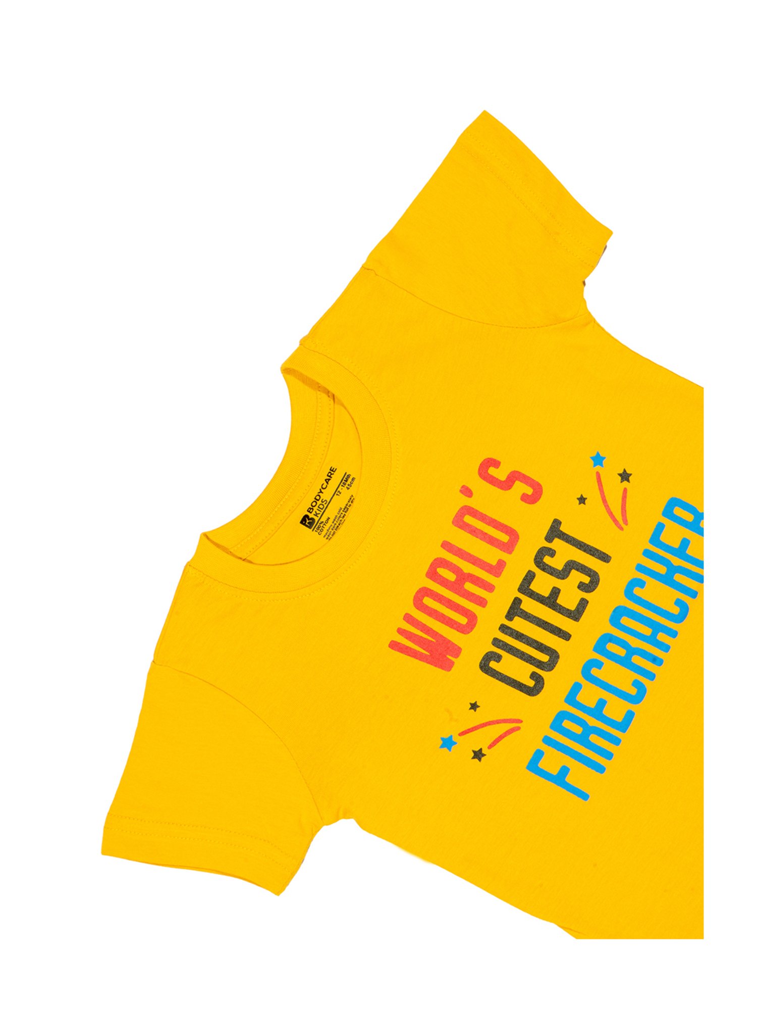 Bodycare Kids Mustard Graphic T-Shirt